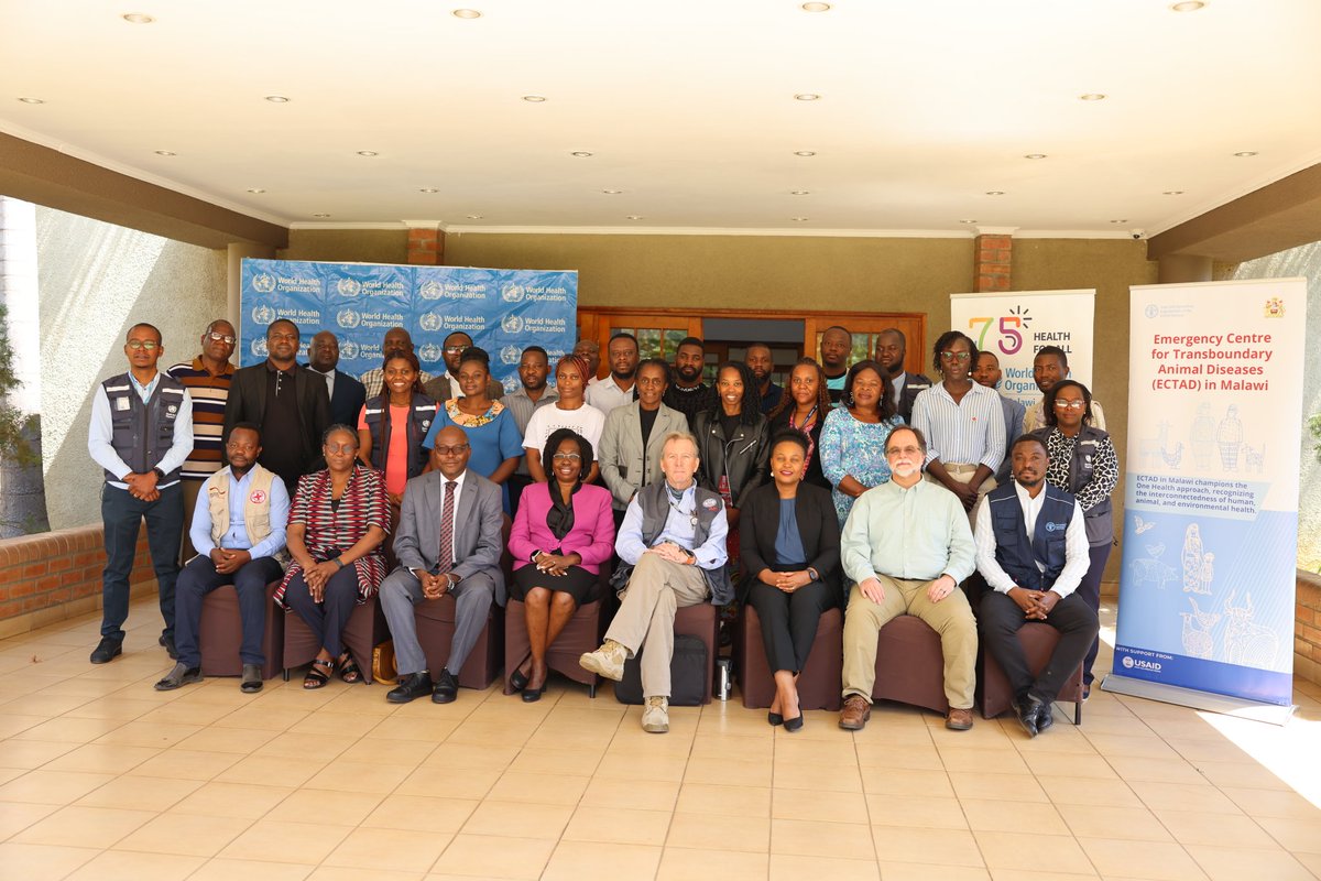 <a href="/WHOMalawi/">WHOMalawi</a> &amp; <a href="/FAOMalawi/">FAO Malawi</a> are hosting a workshop aimed at deepening understanding of <a href="/USAID/">USAID</a> funded Global Health Security activities. For <a href="/WHO/">World Health Organization (WHO)</a>, the award is meant to strengthen #OneHealth in #Malawi for improved prevention, detection &amp; response capacities  to public health threats