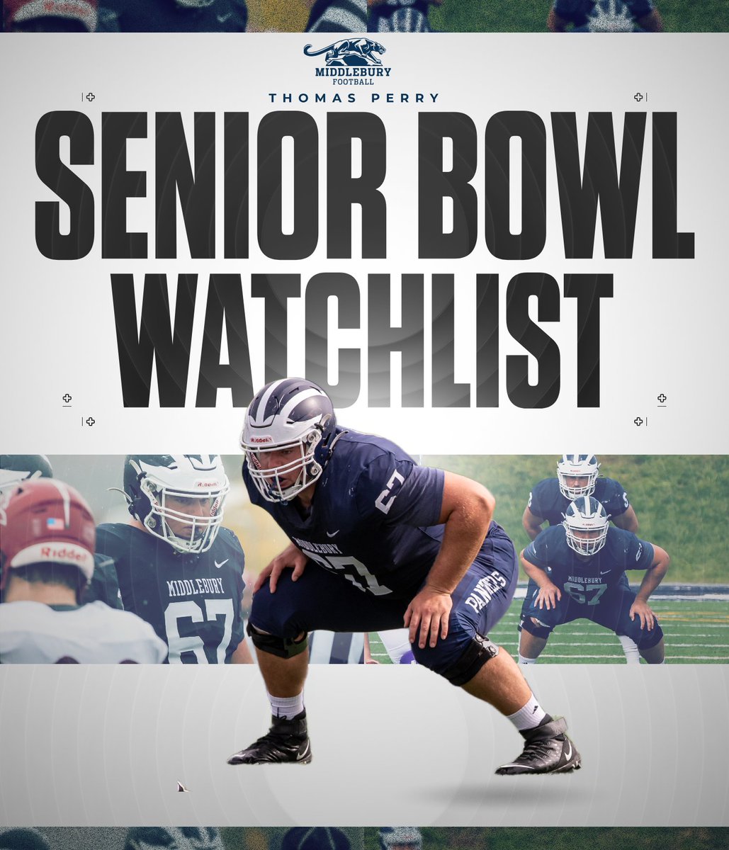 Congratulations to Thomas Perry on being announced to the 2025 Reese's Senior Bowl Watchlist. 

#1and0