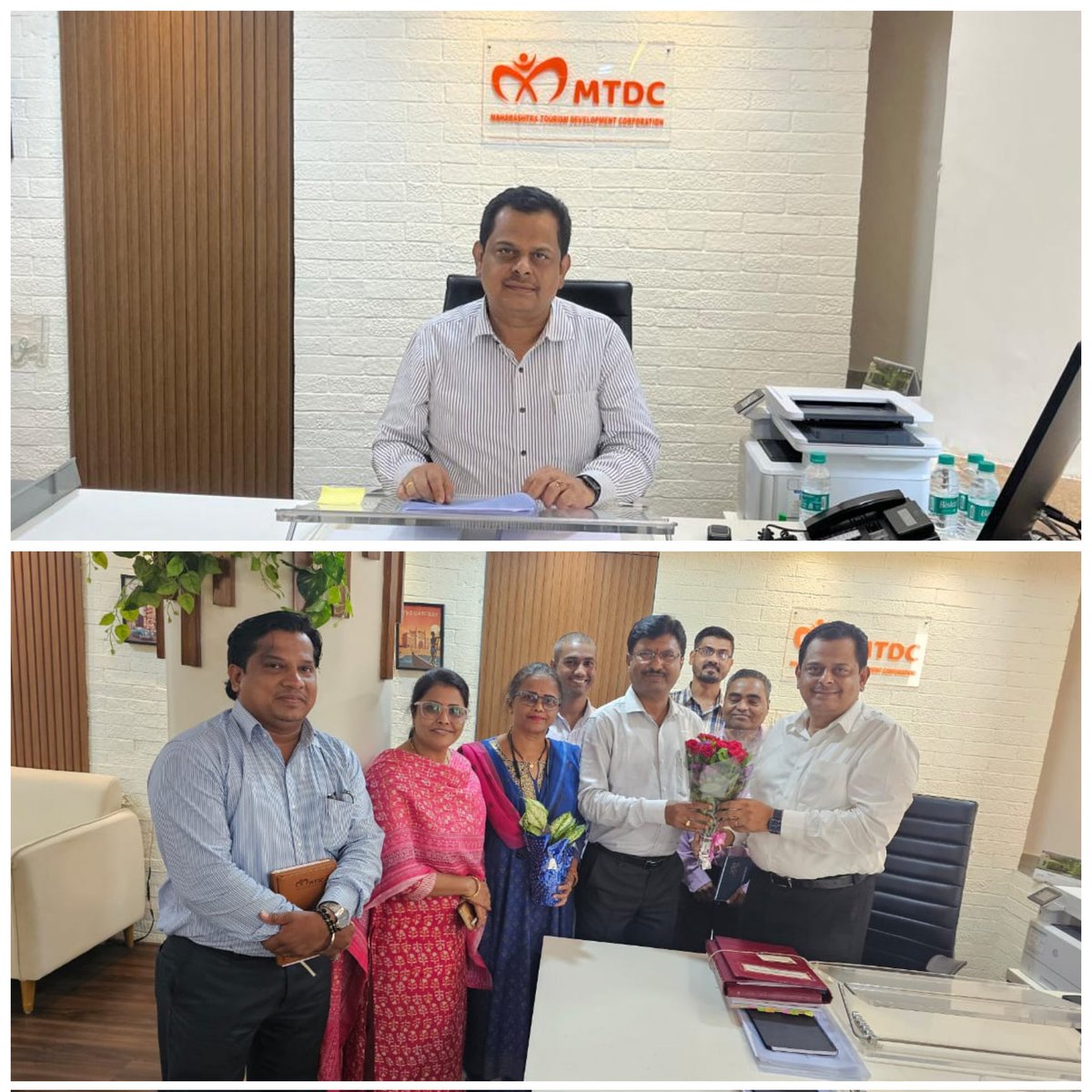 suryawanshi_ias's tweet photo. Took charge as Managing Director of @HelloMTDC (Maharashtra Tourism Development Corporation)

#MTDC #maharashtra #Tourism #HelloMTDC #maharashtratourism https://t.co/kOw74fHPGe