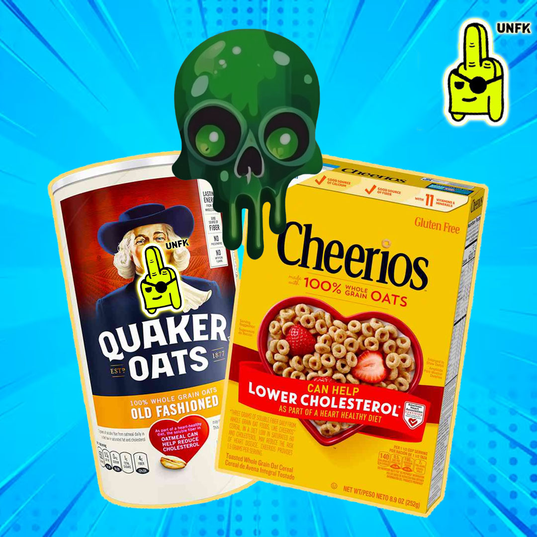 Evilhai88's tweet photo. CEREAL Brands @cheerios making billions poisoning children with #cancerflakes !!! 

Let’s Build #UNFK to create a future where corporations prioritize our health over profit and making it impossible for them to take advantage of us 🖕🖕🖕

It also recommends that consumers choose organic oats, which are grown without synthetic pesticides like chlormequat chloride.

👇👇👇
https://t.co/oYaPuQy8zI

@UNFKearth