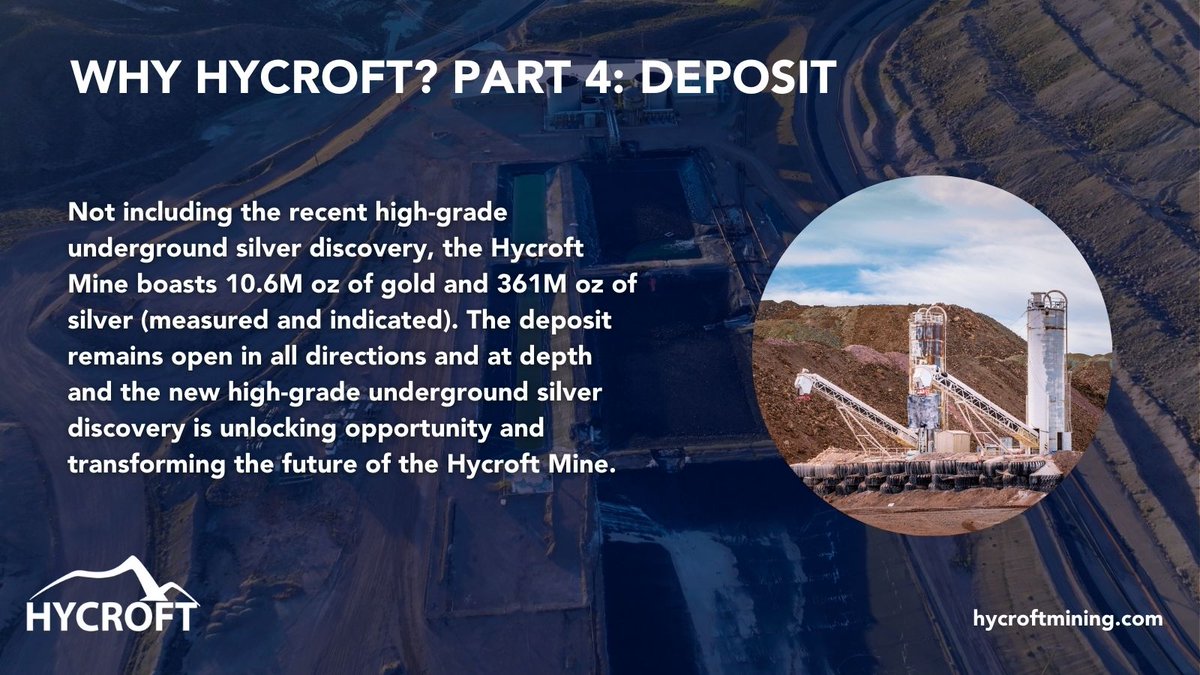 The new high-grade underground silver discovery remains open in all directions and at depth and provides an opportunity for a higher value mine, meaning greater returns for our shareholders.

Learn more: bit.ly/3McNafn.

$HYMC