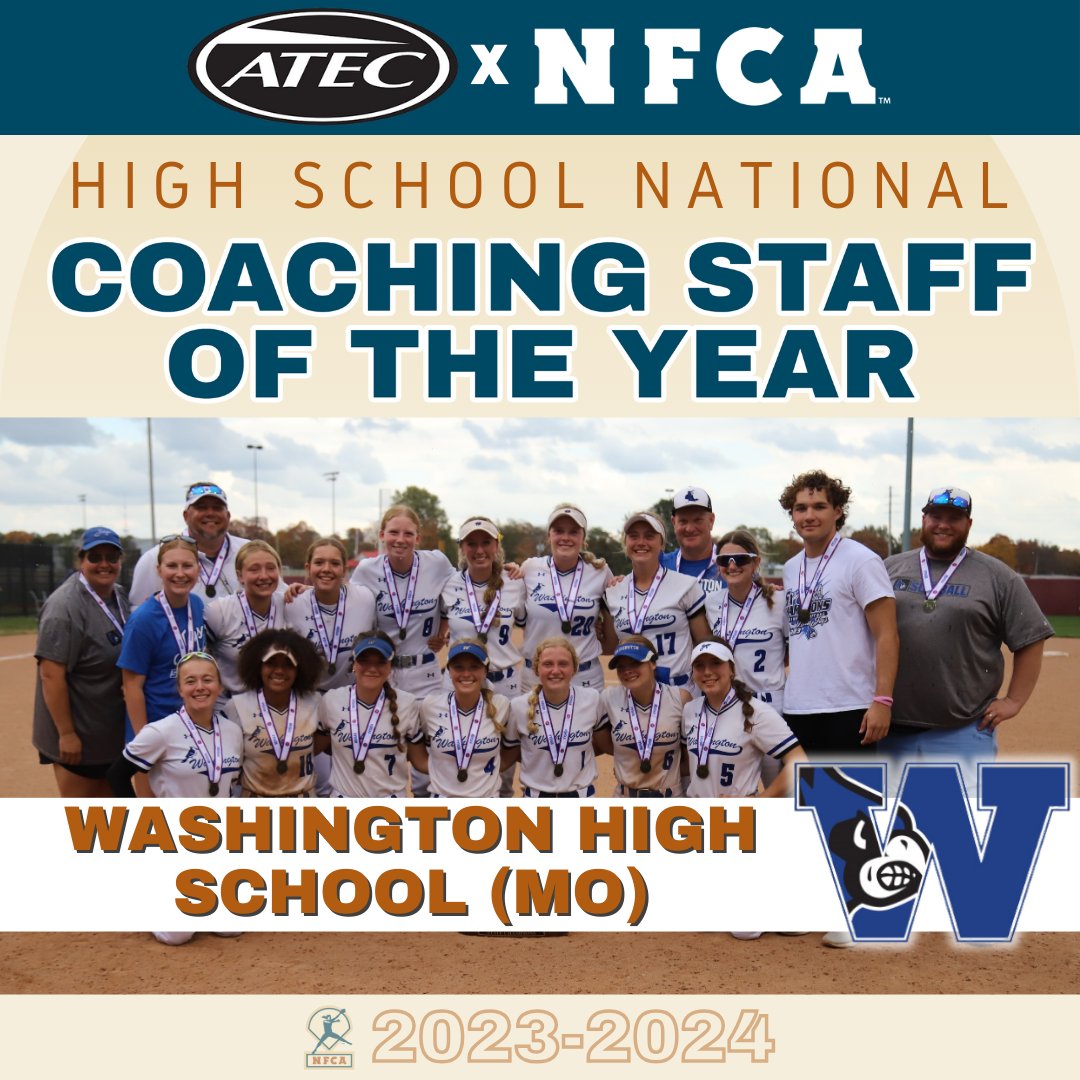 🚨 AWARDS ALERT: Congratulations to the 2023-24 ATEC / NFCA High School National Coaching Staff of the Year, <a href="/WHSBlueJaysSB/">Washington Blue Jays Softball</a>! 🥎

🔗 nfca.org/divnews/hs/ate…