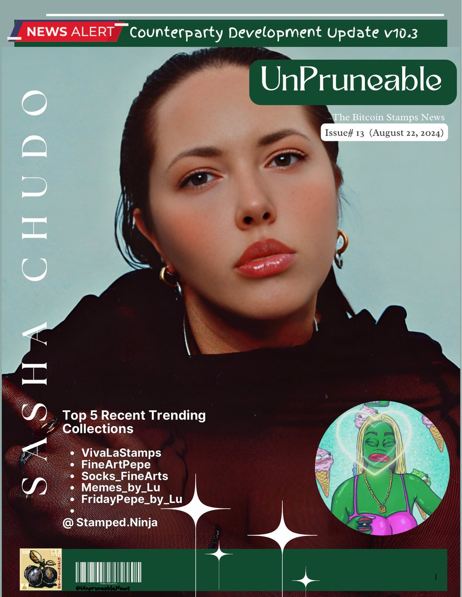 btc_socks's tweet image. Read the latest issue of the Unpruneable News (Issue #13) now.

full Interactive Version:
linktr.ee/unpruneablenews

@ChudoSasshha @viva_la_vandal

#BitcoinStamps #BTCStamps #StampNews #SRC20 $STAMP $KEVIN #Bitcoin #stamps #btc #art #pepe

@btcstampnews
@stampverse_btc
