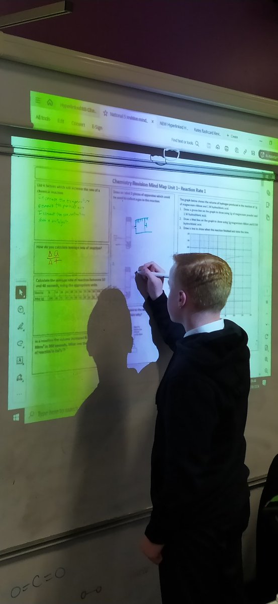 Some of our S3 chemists @GlenifferHigh were leading learning today as part of their preparation for an upcoming test. #STEMEducation #teamworkmakesthedreamwork <a href="/GlenifferSci1/">Gleniffer High Science</a>
