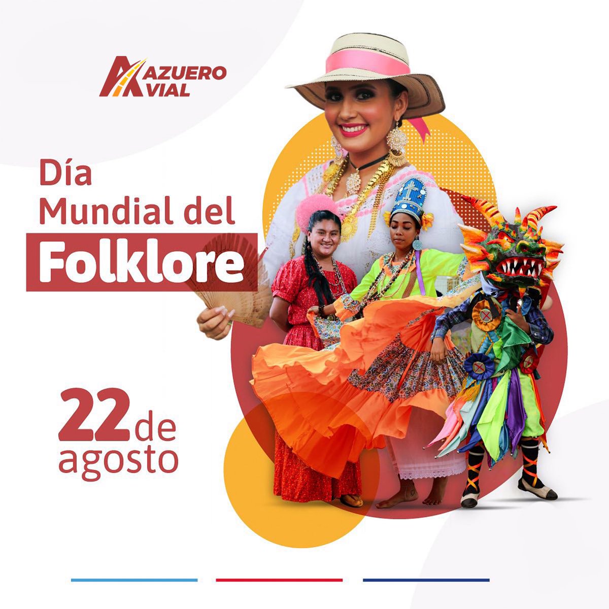Día Mundial del Folklore, decretado hoy 22 de agosto por la UNESCO, felicitamos a todas aquellas agrupaciones y personas que salvaguardan las tradiciones culturales y artísticas populares de las naciones, y que trasmiten el legado del patrimonio cultural entre generaciones.