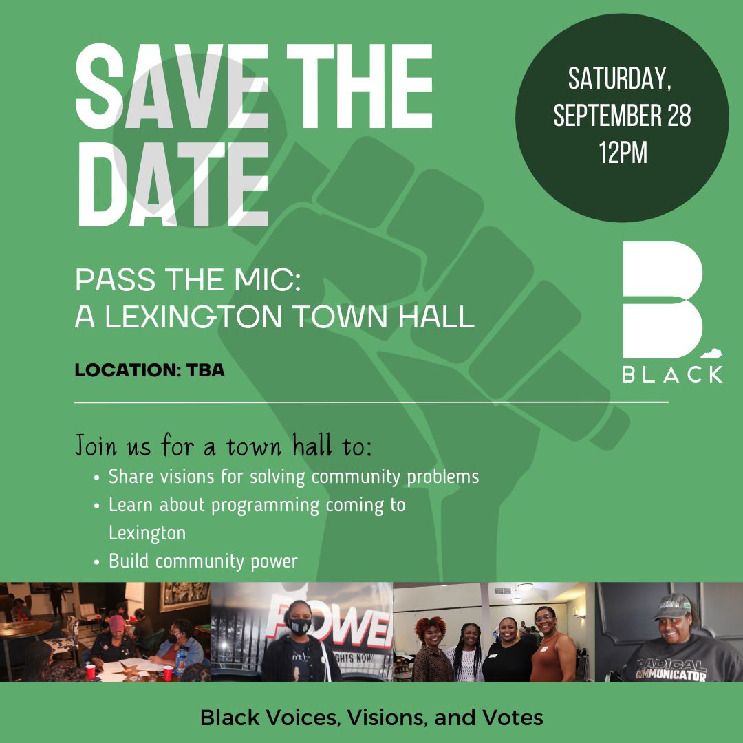 🗣️🗣️ LEXINGTON...BLACK will be in your city on September 28th. Tag a friend in the area, share this with your folks, and slide on us!!! We'll share the location soon!!!