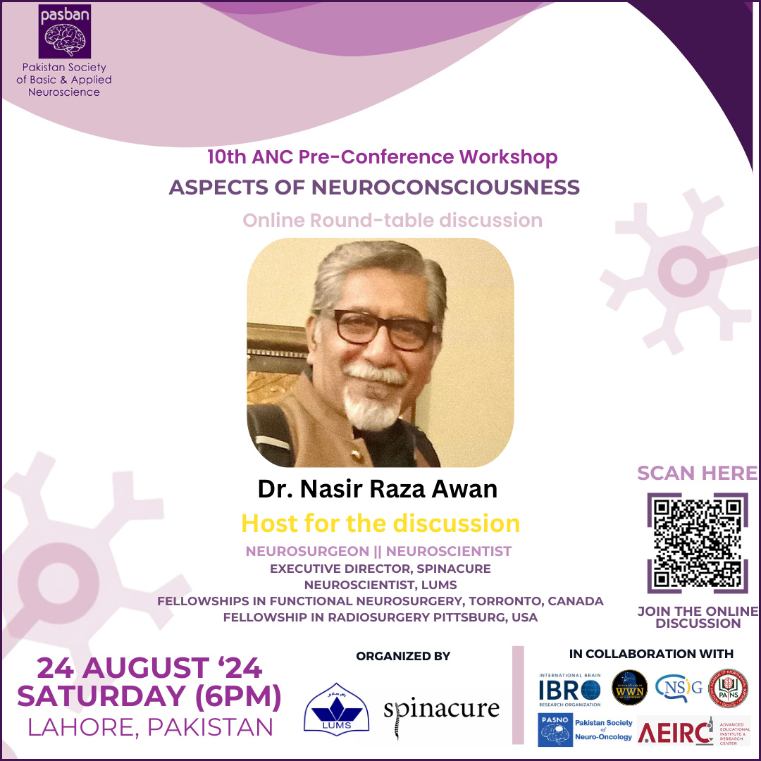 PASBAN_Group's tweet photo. Introducing Our Host: Dr. Nasir Raza Awan – The Visionary Bridging Brains and Technology. 

Dr. Nasir Raza Awan is a dynamic neurosurgeon and innovator at the forefront of neuroscience and technology.

@AtherEnam @DRSADAFAHMED1 @NSIG_AKU @official_pans @PASNO_Group https://t.co/j123HYq8nw
