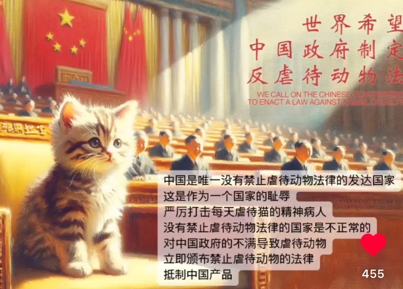NickLoconteJr's tweet photo. @HeRulong No. Not until laws against #AnimalCruelty are enacted in #China. China can't hide from this issue. 😡
#BoycottChina #StopChinaCatTorture #StopDogMeatTrade #StopCatMeatTrade https://t.co/XOgcWKv4V3