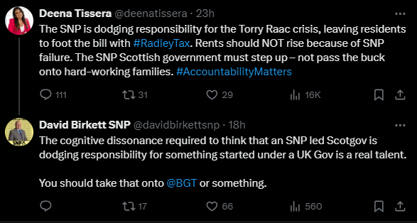 David Birkett SNP tweet media