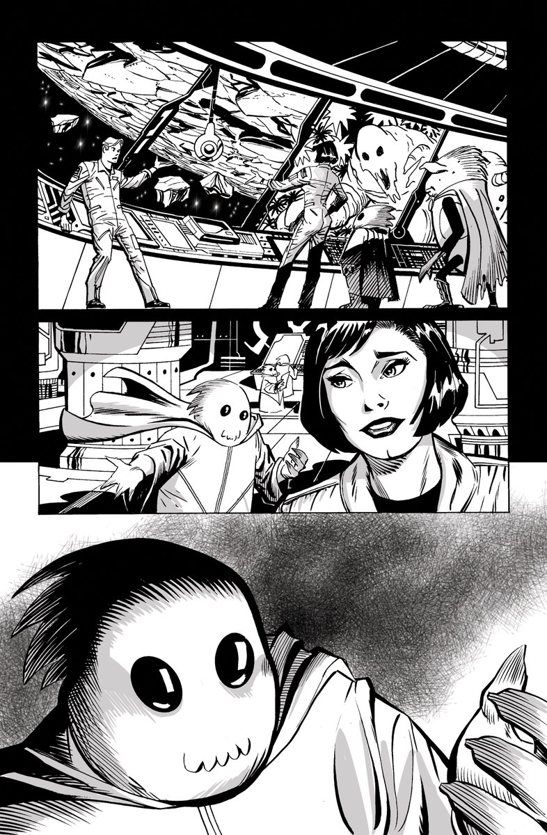 gnolan12's tweet photo. As Juli is busy shipping Monster Island and Return to Monster Island as we speak, I am turning out pages for ESCAPE FROM MONSTER ISLAND (launching in October)! Make sure you're signed up on my website for all the updates and announcements.
#compasscomics https://t.co/0rrkxUkm6t