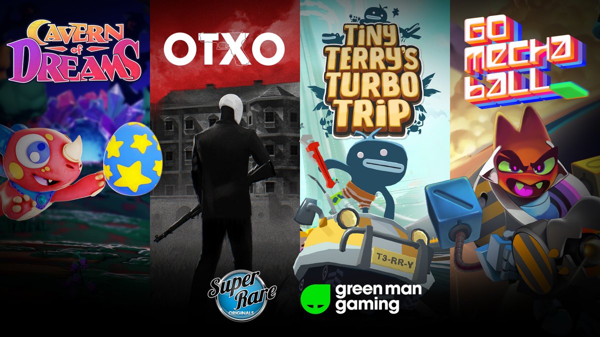 Super Rare Originals (@superrareogs) on Twitter photo Super Rare Originals is now on <a href="/GreenManGaming/">Green Man Gaming</a> 💚
Pick up titles like OTXO, Go Mecha Ball and more on discount now (link in thread 🧵) Super Rare Originals is now on <a href="/GreenManGaming/">Green Man Gaming</a> 💚
Pick up titles like OTXO, Go Mecha Ball and more on discount now (link in thread 🧵)