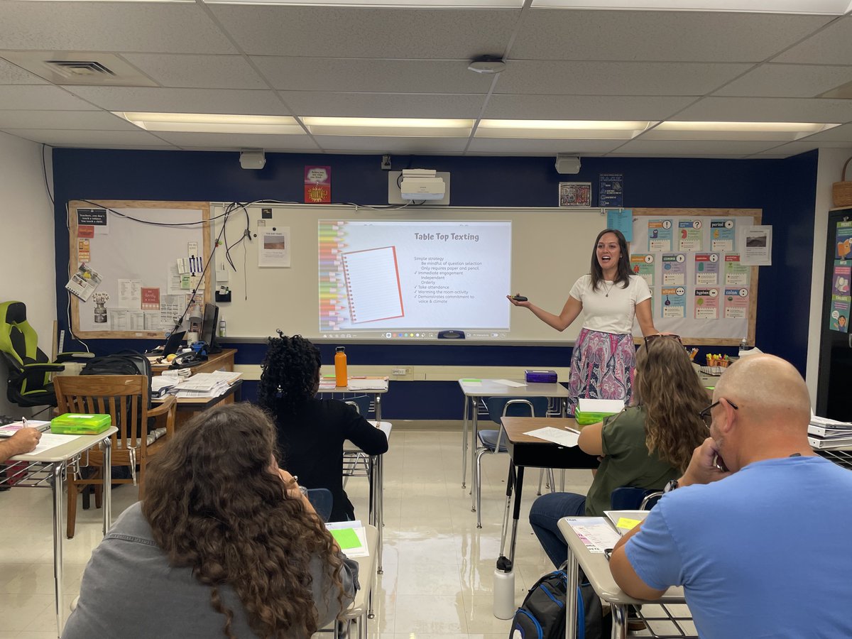 2 weeks of busy times, out and about in our districts continues! Tonya, Todd, and <a href="/AdamscChristin/">Christin</a> were covering a multitude of strategies at NLMS this morning. Best of luck to all of our districts kicking off their school year next week! <a href="/NorthernLehigh/">Northern Lehigh School District</a> <a href="/CLIU21/">Carbon Lehigh IU #21</a>