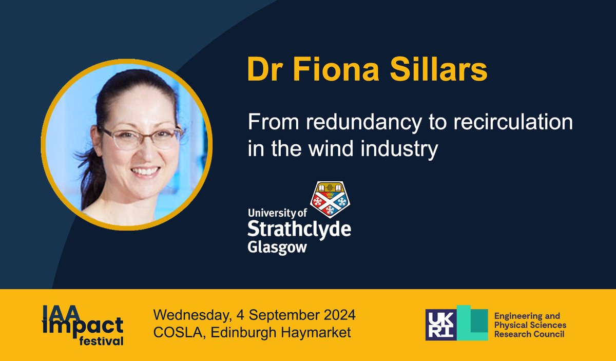 University of Strathclyde Strategic Themes (@straththemes) on Twitter photo Join us at <a href="/EPSRC/">Engineering and Physical Sciences Research Council</a> #iaafest24, where Dr Fiona Sillars will present her impact work! Join us at <a href="/EPSRC/">Engineering and Physical Sciences Research Council</a> #iaafest24, where Dr Fiona Sillars will present her impact work!