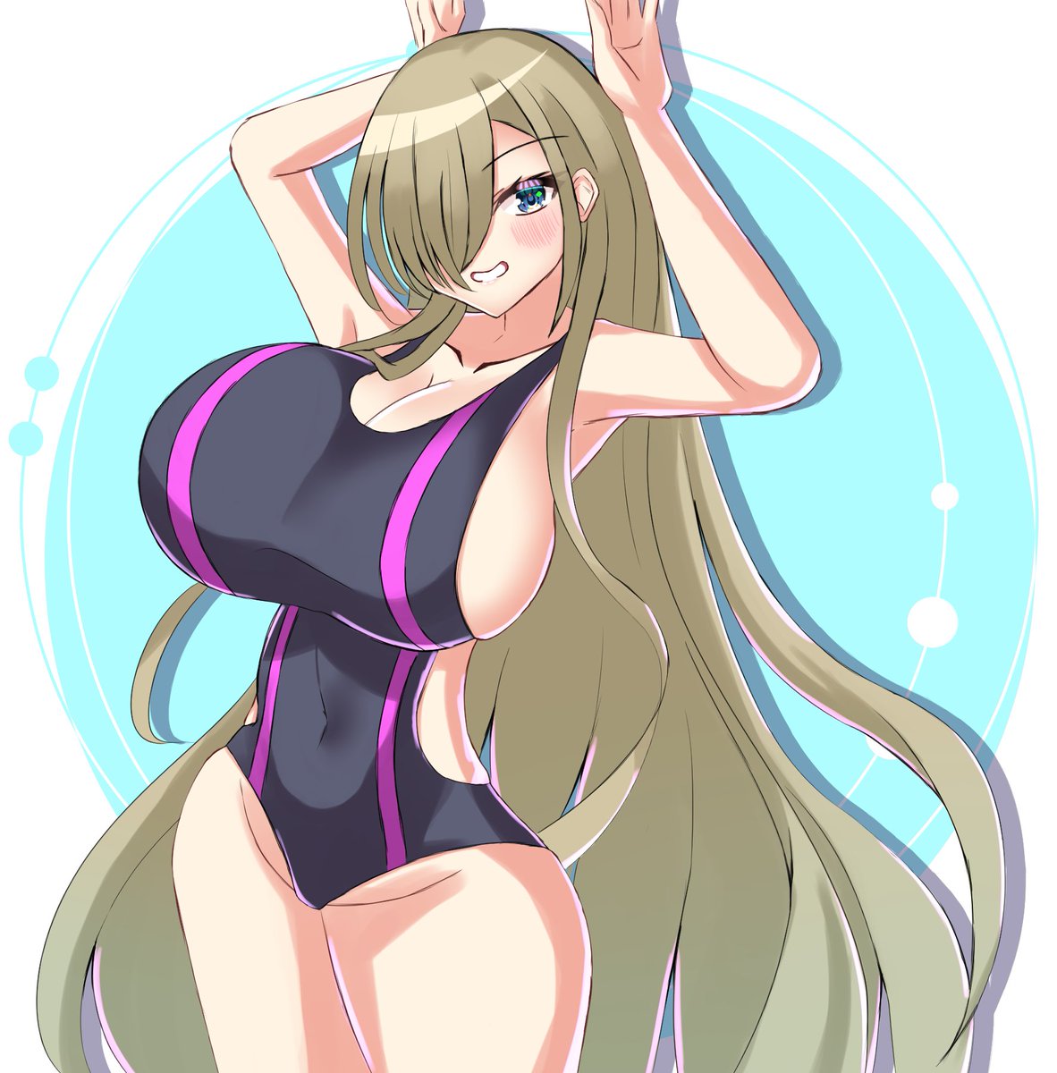 いつもと少し塗り方を変えて
バニーの日に合わせようとした名残の手が… 