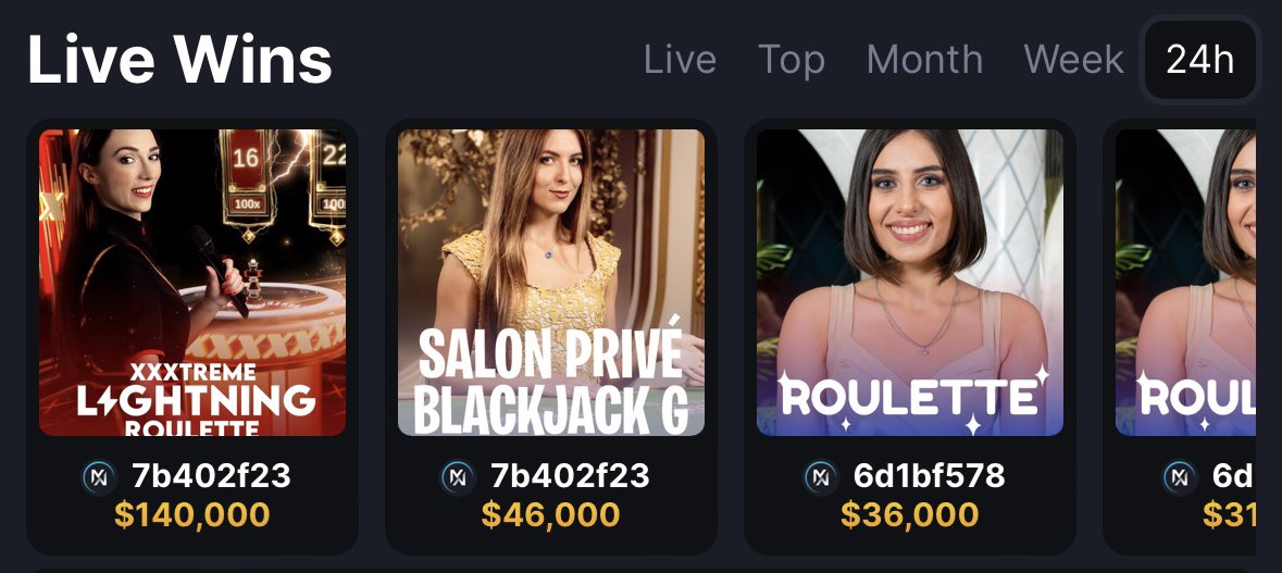WOW 🤯

‘7b402f23’ is on a ROLL playing on metawin.com!

To celebrate we are giving away $150 in $ETH! Like ❤️, RT &amp; Comment what you would do with over $180k in winnings!