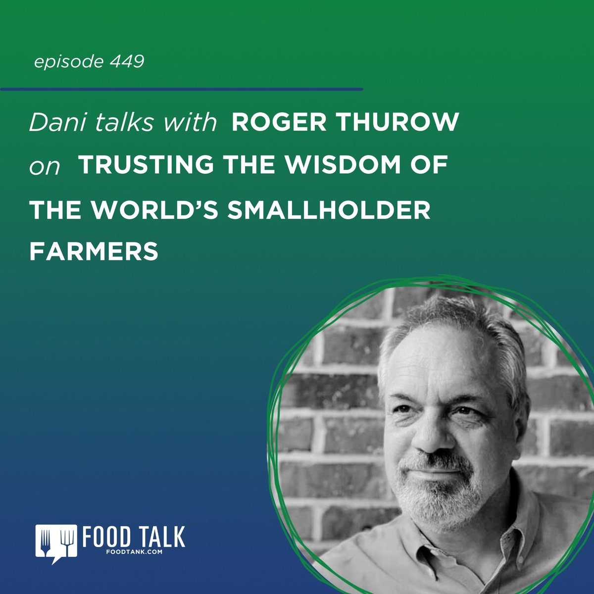 Food Tank (@foodtank) on Twitter photo Today on “Food Talk with Dani Nierenberg,” author and journalist <a href="/RogerThurow/">Roger Thurow</a> talks about his new book "Against the Grain: How Farmers Around the Globe Are Transforming Agriculture to Nourish the World and Heal the Planet."
Listen here: podcasts.apple.com/us/podcast/449… Today on “Food Talk with Dani Nierenberg,” author and journalist <a href="/RogerThurow/">Roger Thurow</a> talks about his new book "Against the Grain: How Farmers Around the Globe Are Transforming Agriculture to Nourish the World and Heal the Planet."
Listen here: podcasts.apple.com/us/podcast/449…