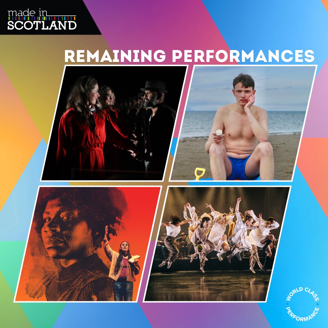 MadeinScotShows's tweet photo. We're almost at the end of @edfringe 2024 😢, but there are still performances for shows in the Made In Scotland Programme!

See below for what's still on 👇🧵

🎟️ Book tickets for the remaining performances here: https://t.co/LXousGfaUf

#MadeInScot https://t.co/dv4GV21dRo