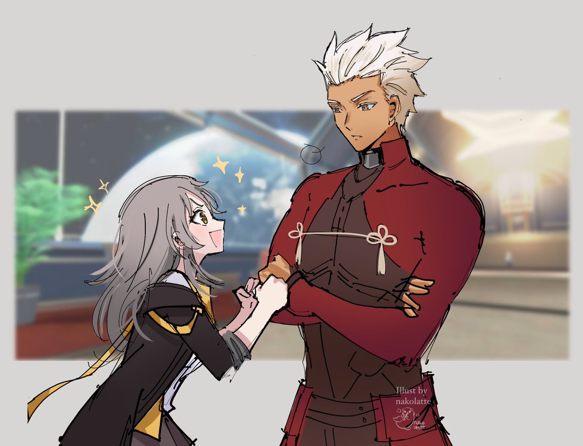We're waiting for you EMIYAN #Archer #HSRxFate_UBWCollabAnnounce #HonkaiStarRail #HSR #FATEStaynight #Emiya #Stelle #エミヤ