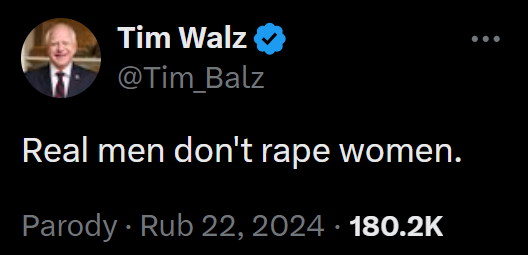 FaithRubPol's tweet photo. Tim Walz slams Trump after MAGA calls him Low T 🔥 https://t.co/QL7d9TOEcR
