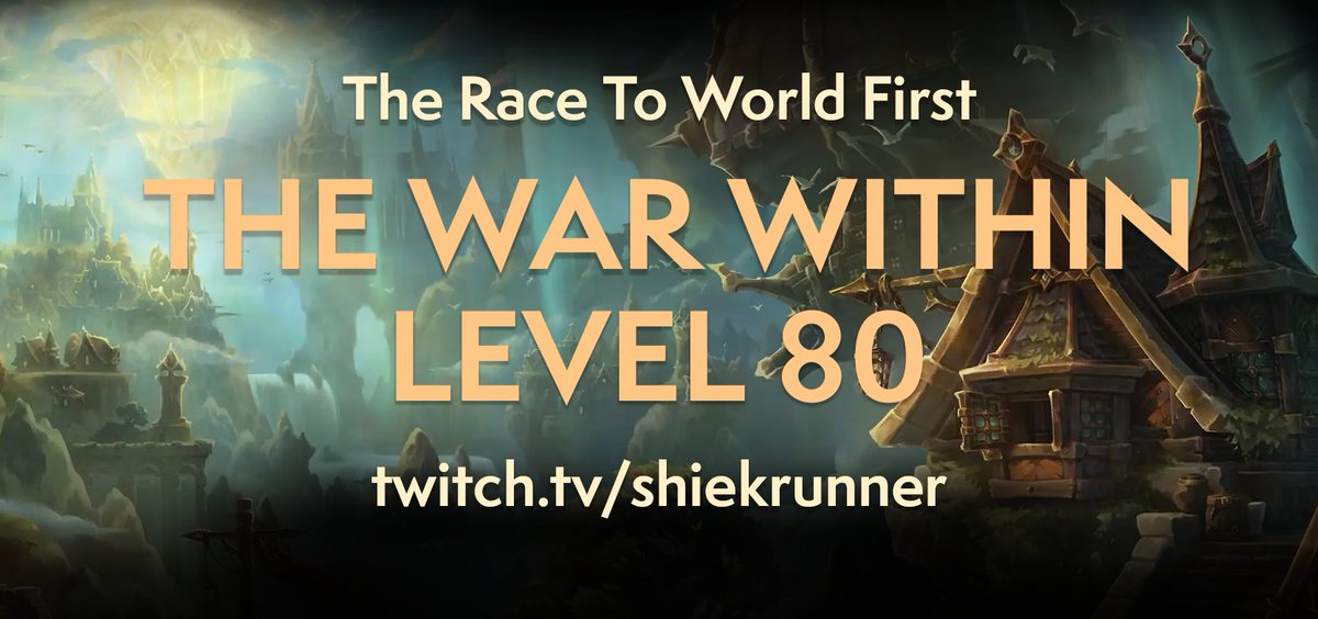 🔥 War Within Epic Edition Giveaway - Early access launch is TODAY! 

What to do? 
 
✅ Like
❤️ Retweet
🔁 Follow

Winners will announced in less than 5hours,  be fast!

My Team and I will be going for Race to Worldfirst  Level 80!

Watch @ twitch.tv/shiekrunner 12 PM CEST