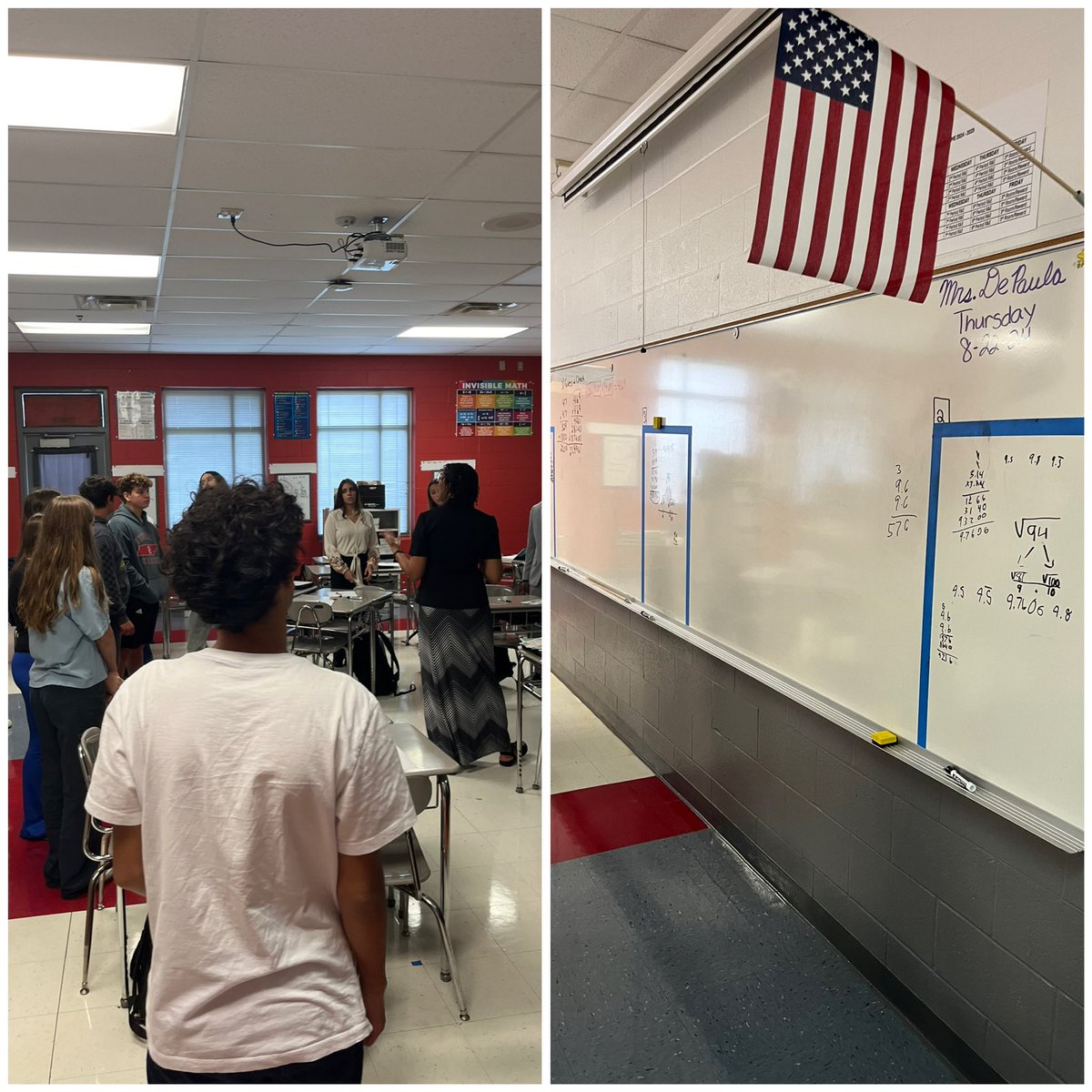 Building Thinking Classrooms 📚 ❤️ in Mrs. DePaula’s class today!!! <a href="/SCMFalcons/">Stewarts Creek MS</a>