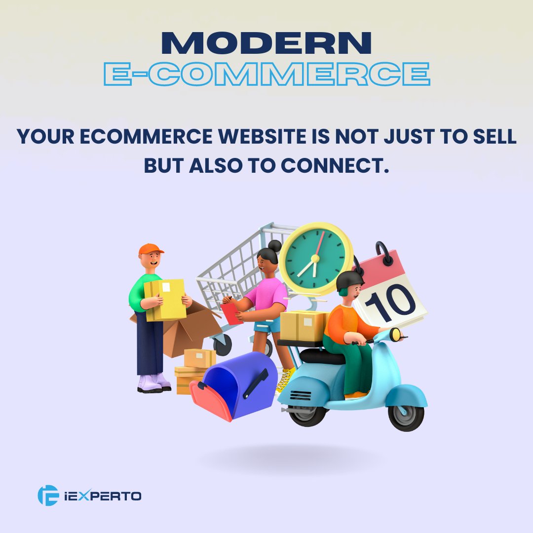 🛒 Your eCommerce website is not just to sell but also to connect.
At iExperto, we blend creativity with strategy to design eCommerce platforms that connect deeply with your audience, making your brand unforgettable!

#eCommerceExperts #websitedevelopment #iExperto