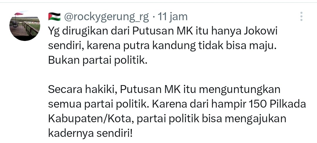 arrydeav's tweet photo. @Mar1Sumarno @rockygerung_rg Padahal kalimatnya sangat jelas sekali 😀 https://t.co/NBXbQQVL0J