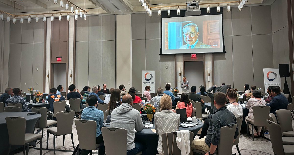 MeadEndowment's tweet photo. The UVA Center for Teaching Excellence graciously invited the Mead Endowment to attend their two-day SPARK program and tell new faculty about all the resources we offer to help them engage with students beyond the classroom.  - https://t.co/vRmYaC5ikZ https://t.co/MR8wW03M9S