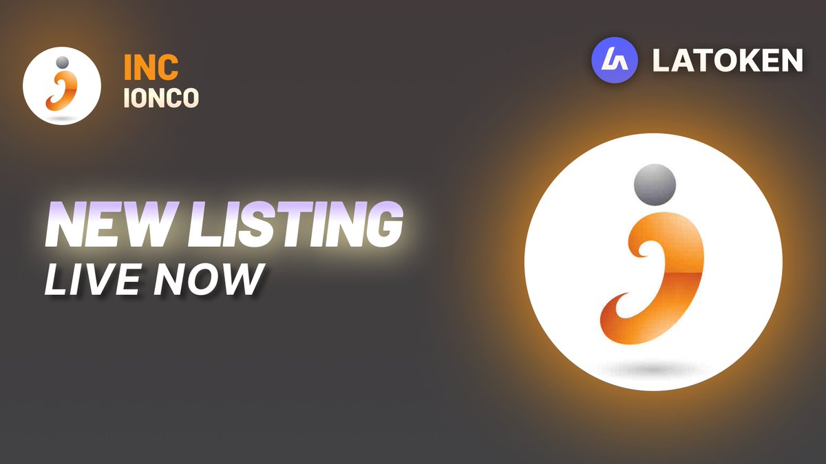 Latoken_cex's tweet photo. 🏆 IONCO (INC) has been listed on LATOKEN

Welcome to the IONCO Ecosystem, your gateway to the world of decentralised finance (DeFi). At IONCO Ecosystem, we are passionate about revolutionizing the way people interact..

👉 LEARN MORE (https://t.co/CLCH8WYEGB) https://t.co/cO7HedR0Hn