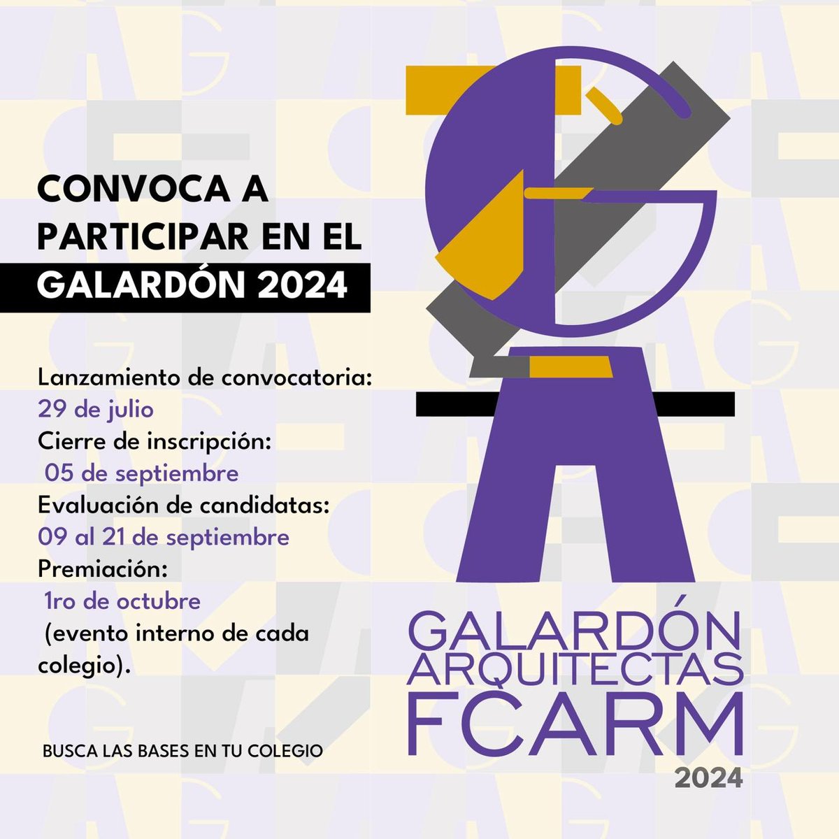 CARM_Playa's tweet photo. 𝐅𝐞𝐜𝐡𝐚𝐬 𝐝𝐞 𝐢𝐧𝐬𝐜𝐫𝐢𝐩𝐜𝐢𝐨́𝐧:
Hasta el 05 de septiembre del 2024.
Consulta las bases con la Coordinadora de tu Colegio. https://t.co/RakX00CaXh