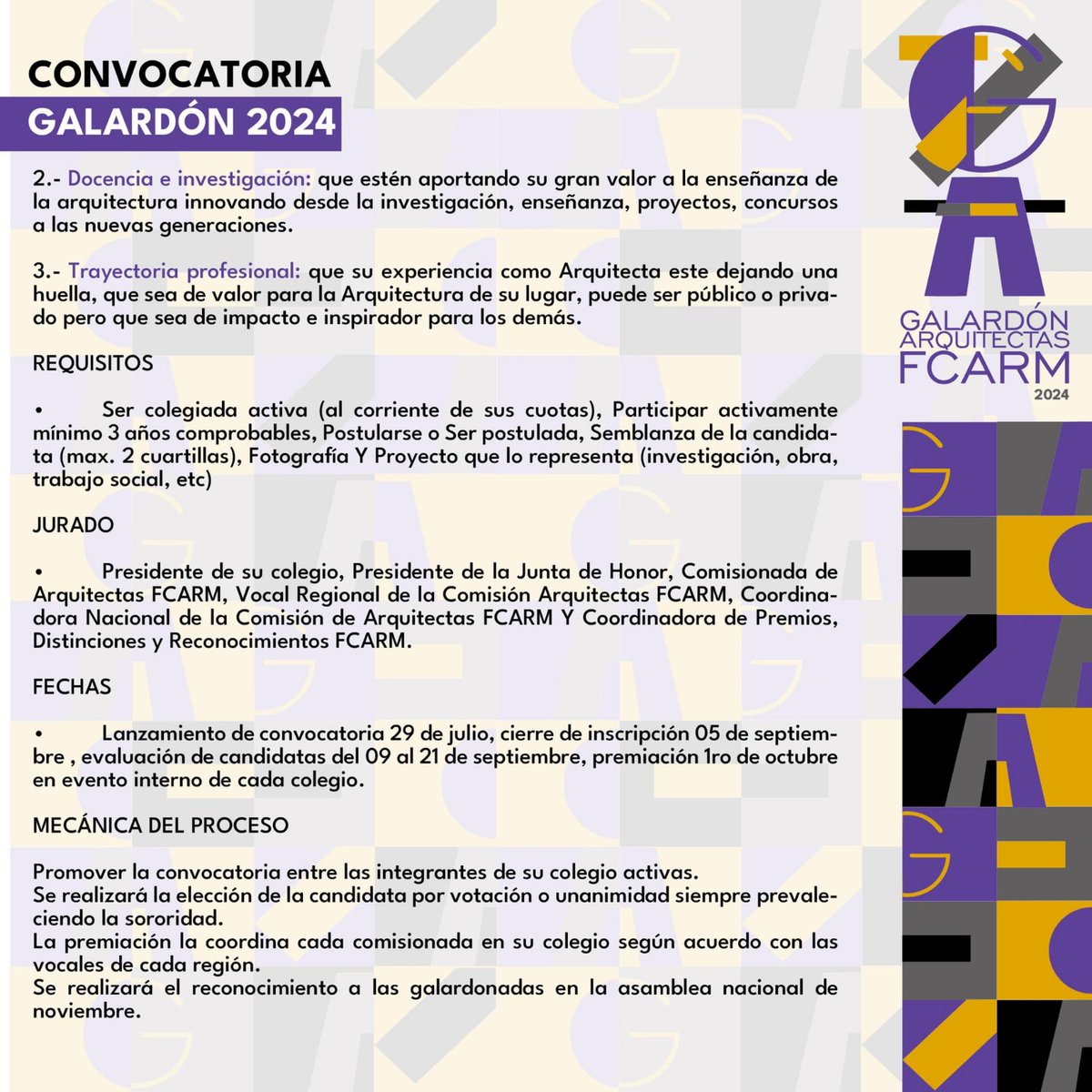 CARM_Playa's tweet photo. 𝐅𝐞𝐜𝐡𝐚𝐬 𝐝𝐞 𝐢𝐧𝐬𝐜𝐫𝐢𝐩𝐜𝐢𝐨́𝐧:
Hasta el 05 de septiembre del 2024.
Consulta las bases con la Coordinadora de tu Colegio. https://t.co/RakX00CaXh