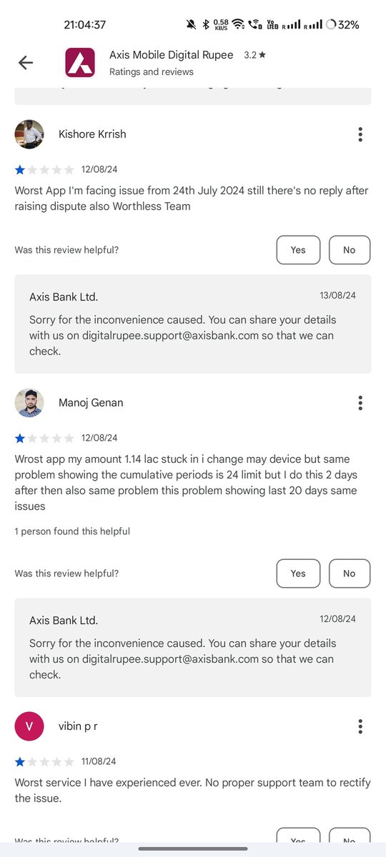 bharathdotsui's tweet photo. Shame on @AxisBank for not rectifying the issue and fixing it. They even allow to load the money in the app, but u cannot redeem it. https://t.co/222WWG7wqG