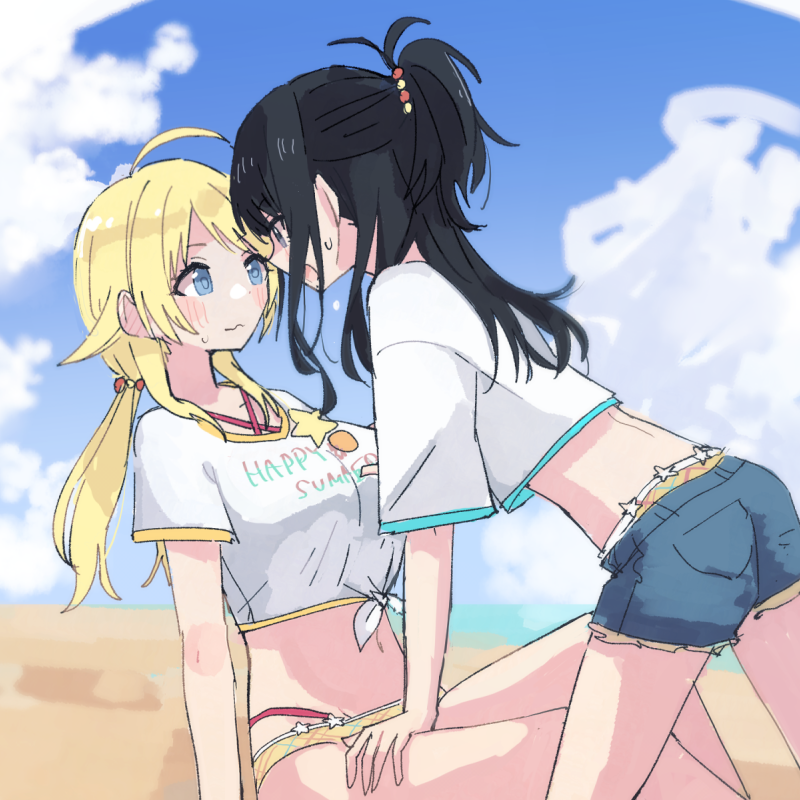八宮めぐる ,風野灯織 「」|しろしのイラスト