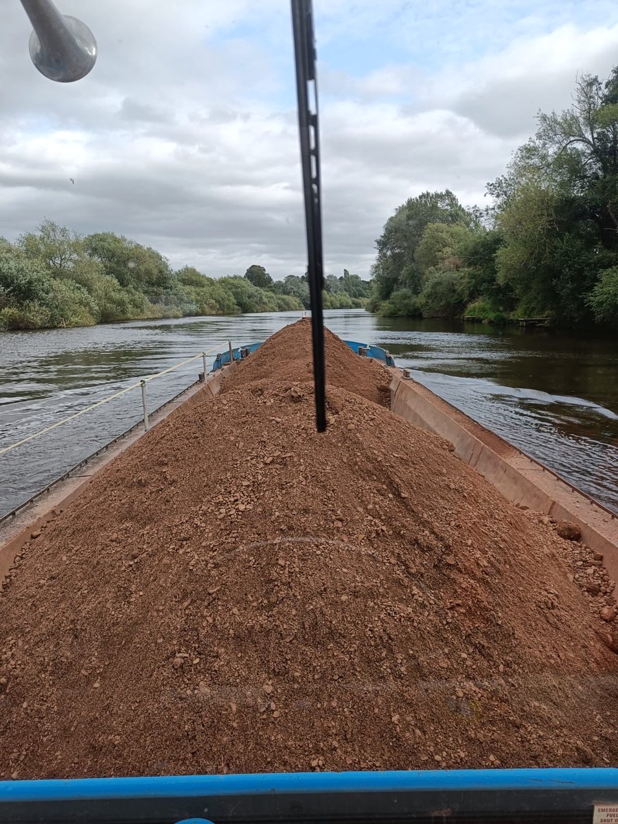 Riding down the river in a rough cut punt. Not a punt cut rough but a rough cut punt!