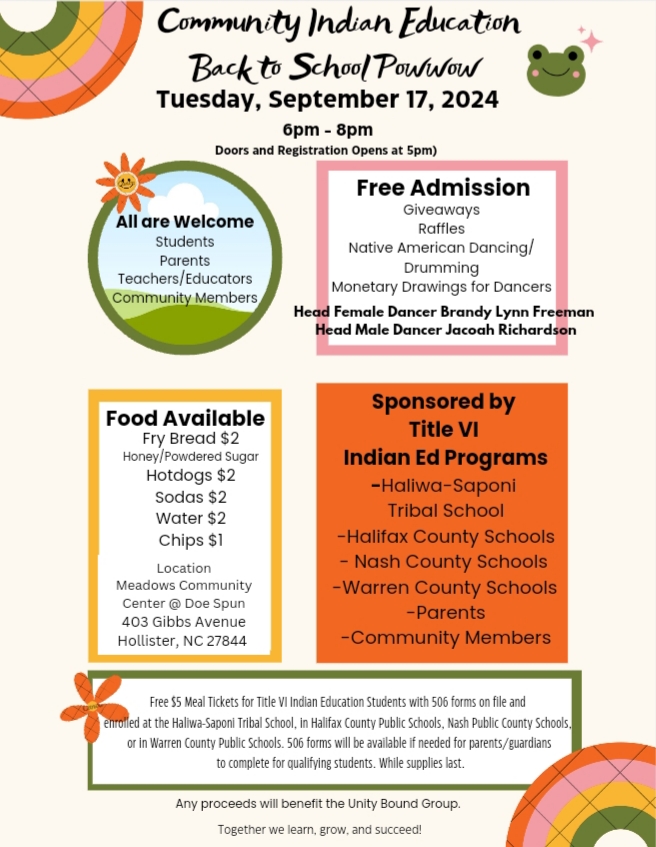 MrRDPierce's tweet photo. September will be here before you know it! Please support House District 27! #nced #ncpol #nctribes #nccourts #Election2024
Sept. 1: @MoGreenforNC Meet & Greet
Sept. 17: Community Indian Education Back to School Pow Wow
Sept. 21: @KeepCarolyn24 Fundraiser https://t.co/ctcepawC2f