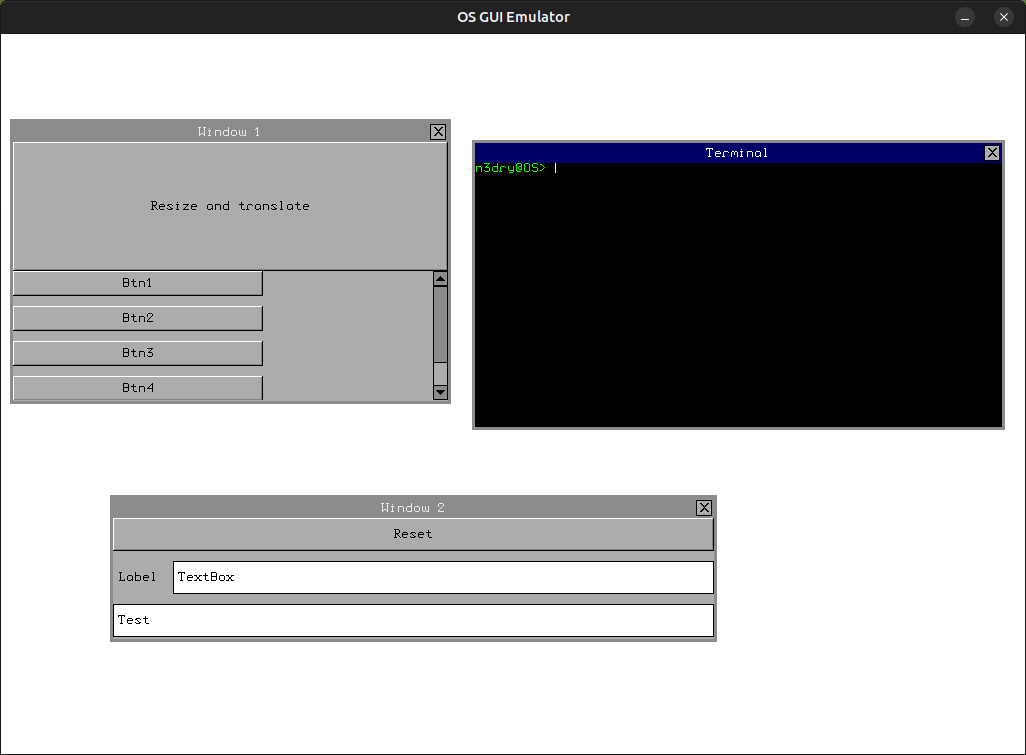 Having some fun lately building a GUI library from scratch in #CPP 🤓