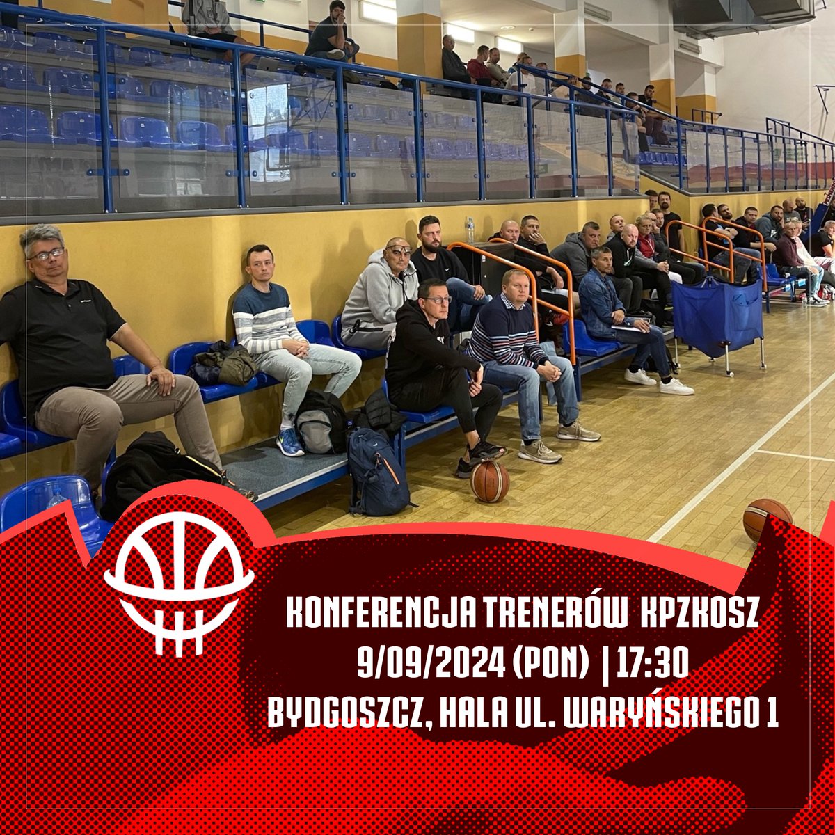 Na początku września odbędzie się konferencja licencyjna trenerów KPZKosz 🎓 Znamy już miejsce oraz termin spotkania -  wkrótce podamy więcej szczegółów 🏀 #LubięTuGrać
