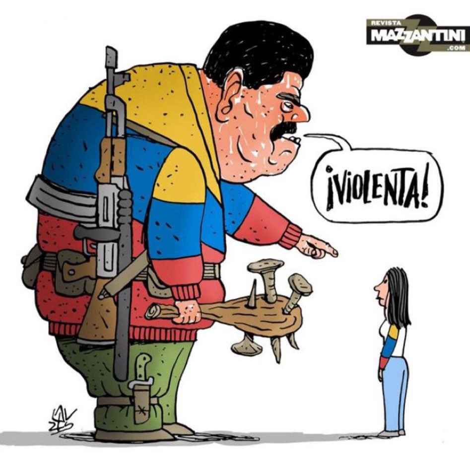 cesarbolivar08's tweet photo. @MariaCorinaYA Se te acaba el tiempo, dictadorzuelo. @NicolasMaduro

#VenezuelaLibre https://t.co/IP8BlmE9EU