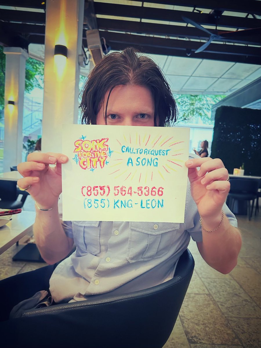 Call in to the Song For the City Hotline to request a song for your show. (855) KNG-LEON