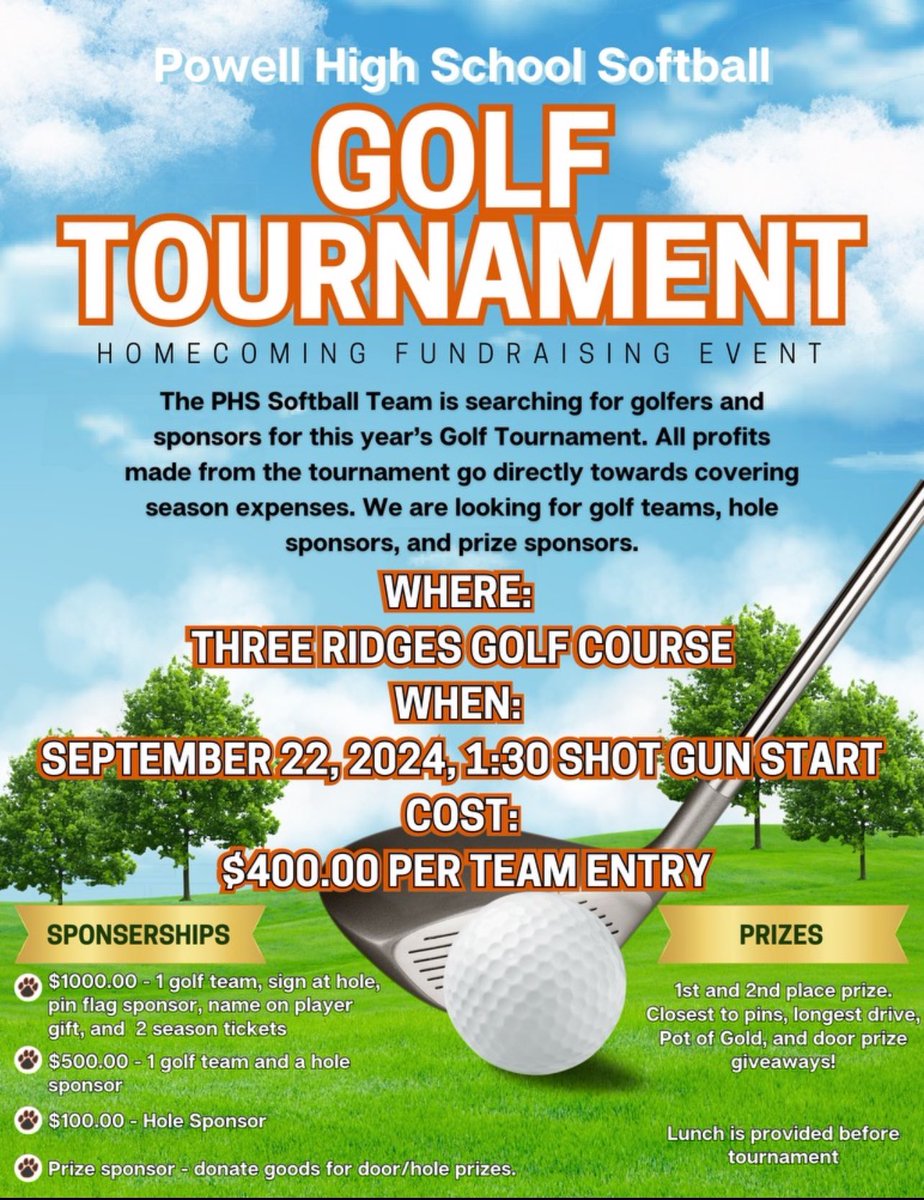 Come out and support these young ladies! Looking for teams and sponsors.  Can contact Coach Inman at jeff.inman@knoxschools.org for more details