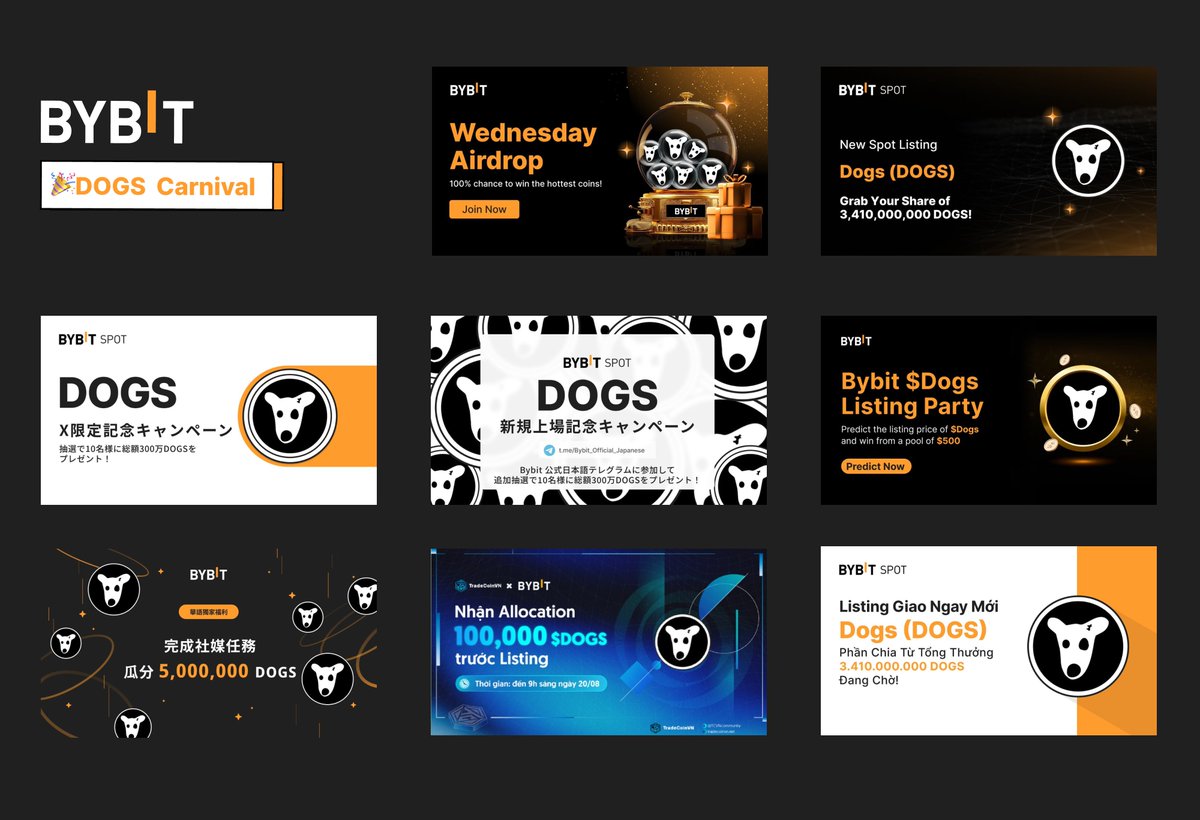 Bybit (@bybit_official) on Twitter photo 🌍🐾 Paws across shores, $DOGS galore! Be prepared, we are letting the $DOGS out! <a href="/realDogsHouse/">Dogs Community 🦴</a>!
🎁 Ready for more games and giveaways? They're barking your way soon! 🐶
Move your paws over now: i.bybit.com/cwWEabH
#TheCryptoArk #BybitListing #DOGS 🌍🐾 Paws across shores, $DOGS galore! Be prepared, we are letting the $DOGS out! <a href="/realDogsHouse/">Dogs Community 🦴</a>!
🎁 Ready for more games and giveaways? They're barking your way soon! 🐶
Move your paws over now: i.bybit.com/cwWEabH
#TheCryptoArk #BybitListing #DOGS