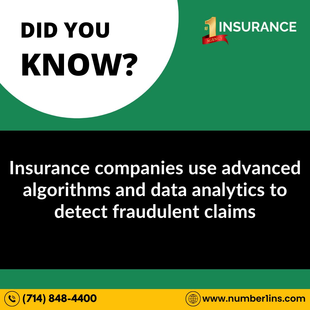 Number1Ins's tweet photo. Insurance companies use advanced algorithms and data analytics to detect fraudulent claims.

#Number1Insurance #DidYouKnow #InsurancePolicies #InsuranceFact #HuntingtonBeachCA #InsuranceMarket #California #CaliforniaInsurance #HuntingtonBeachInsurance https://t.co/J1NDKA95Oc