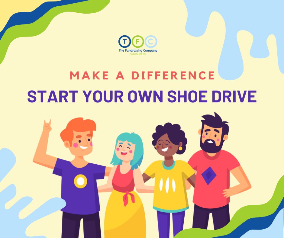 ABFundraising's tweet photo. Host a shoe drive fundraiser by collecting shoes instead of money! You'll raise funds, reduce landfill waste, and provide shoes to those in need. Partner with TFC to support female micro-entrepreneurs in developing countries. Sign up for free and make a global impact! #shoedrive https://t.co/cedpMxKzSx