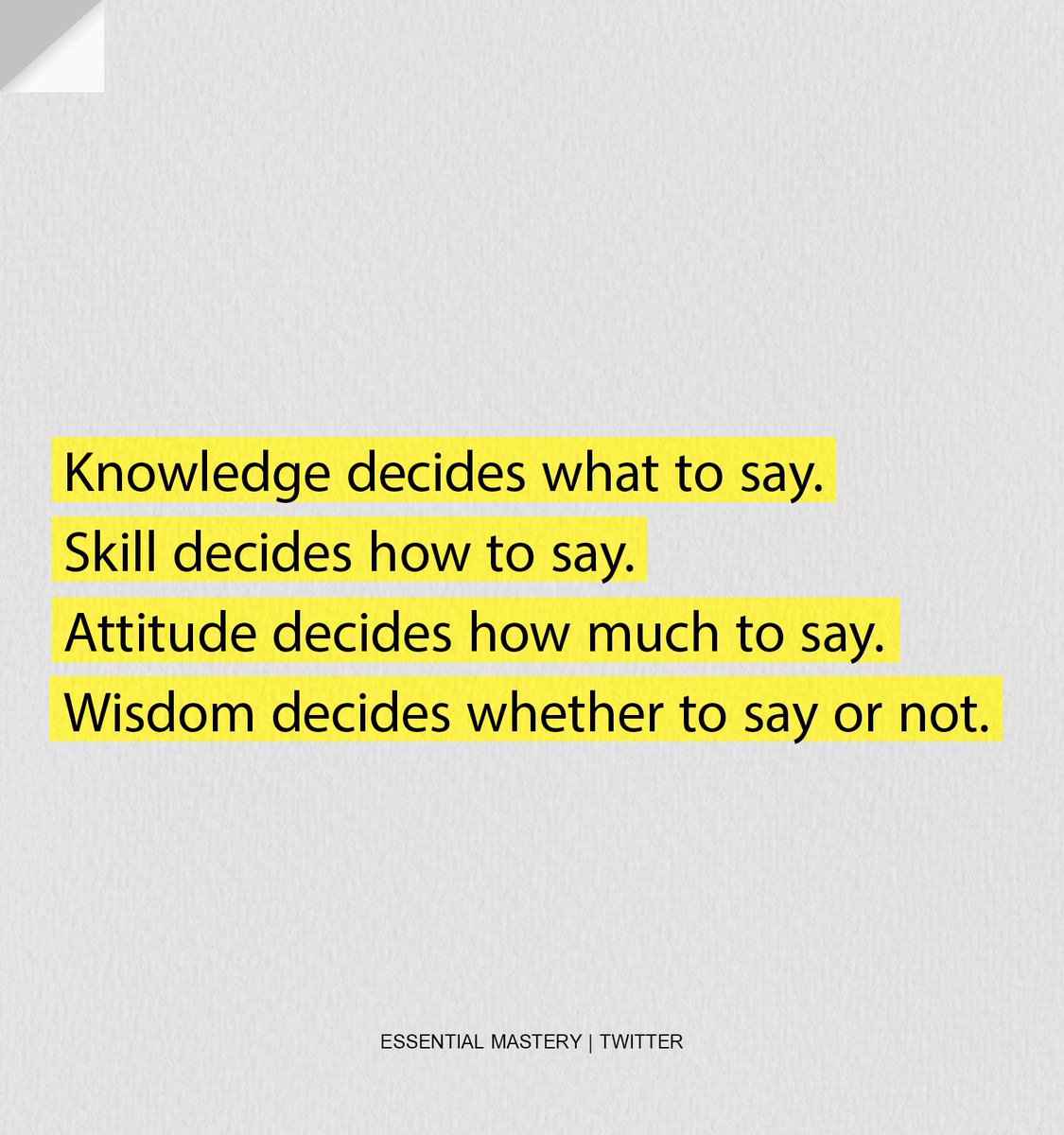 Essential Mastery tweet media