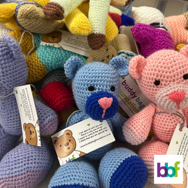 buddybagsuk's tweet photo. Join our heartwarming project, knitting Buddy Bears to bring comfort and smiles to children who've faced domestic abuse. 💙

All skill levels welcome! Start here: https://t.co/HLIN5WrOZS 🧸🌟 

#CraftForChange https://t.co/0QIXTYKBi2