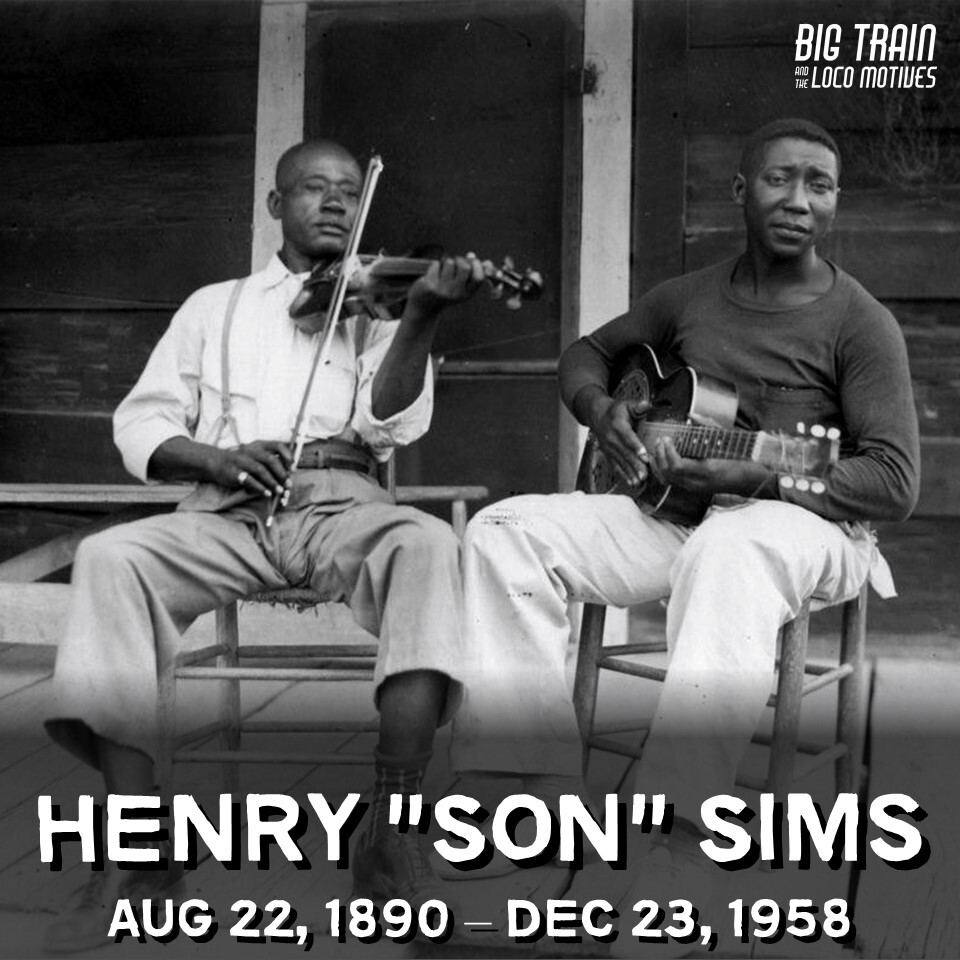 BigTrainBlues's tweet photo. HEY LOCO FANS - Happy BDay to Henry "Son" Sims born this day in 1890. He was an American Delta blues fiddler and songwriter. #Blues #BluesMusic #BluesGuitar #BigTrainBlues #BluesHistory #HenrySonSims #HenrySims #CharleyPatton #MuddyWaters #RobertNighthawk  #Clarksdale https://t.co/edGuqCTRe1