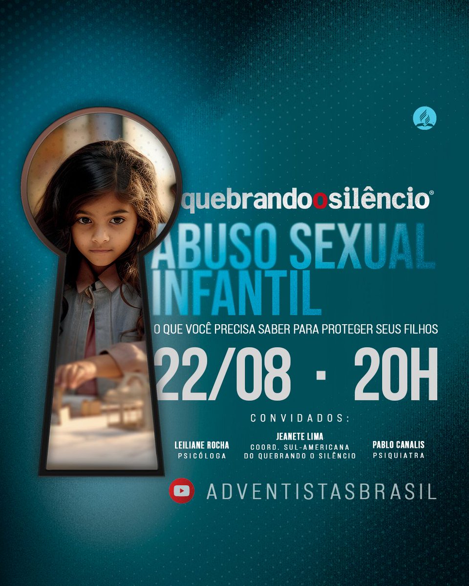 Estudos mostram que cerca de 1,1 milhões de crianças e adolescentes na América Latina já foram vítimas de violência sexual em algum momento de suas vidas. Mas, o que pode ser feito para prevenir isso? ⚠️ Aprenda a identificar os sinais de alerta e como agir.

🗓 HOJE (22/08) às