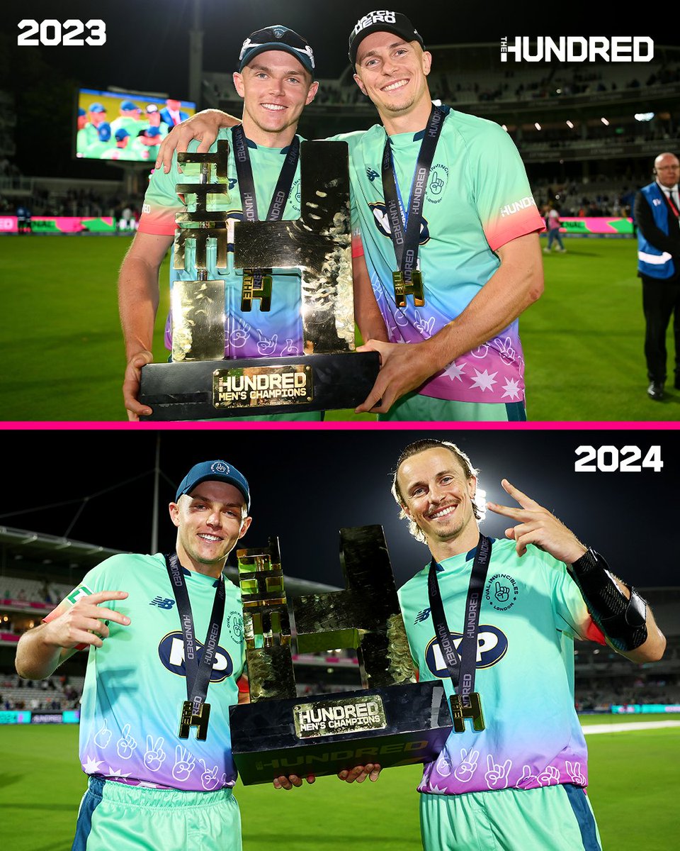 Same trophy. Different years. 🏆

#TheHundred
