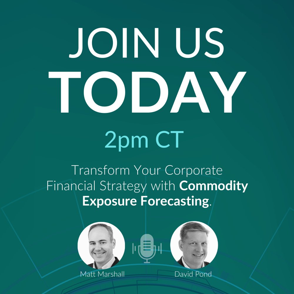 AEGIShedging's tweet image. Today at 2pm CT we&apos;ll demonstrate how to transform your financial strategy with commodity exposure forecasting. Register Now: hubs.li/Q02Mbrym0

#ctrm #ctrmsoftware #riskmanagement #agriculture #ags #qsr #commodityhedging #commodityrisk #commoditytrading #volatility #hedge