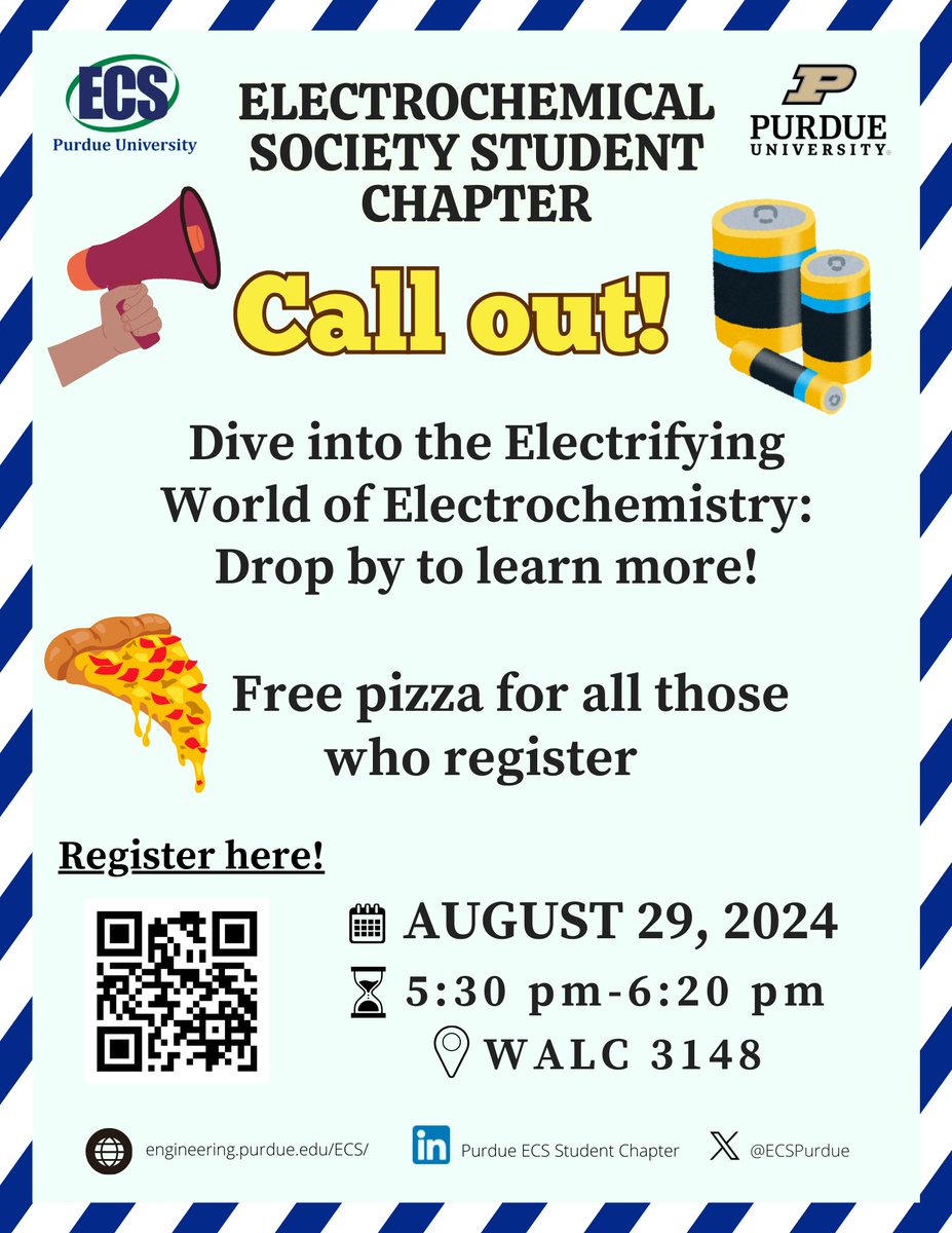 Purdue ECS Student Chapter (@ecspurdue) on Twitter photo Electrify your passion with the <a href="/EcsPurdue/">Purdue ECS Student Chapter</a> Student Chapter! Immerse in the dynamic world of electrochemistry, where ideas spark innovation. Connect with experts and elevate your scientific journey. Ready to flow with us?⚡️<a href="/ParthaPMukherj1/">Partha P. Mukherjee</a> <a href="/ECSorg/">ECS</a> <a href="/PurdueME/">Purdue Mechanical Engineering</a> <a href="/etslpurdue/">Energy and Transport Sciences Lab</a> Electrify your passion with the <a href="/EcsPurdue/">Purdue ECS Student Chapter</a> Student Chapter! Immerse in the dynamic world of electrochemistry, where ideas spark innovation. Connect with experts and elevate your scientific journey. Ready to flow with us?⚡️<a href="/ParthaPMukherj1/">Partha P. Mukherjee</a> <a href="/ECSorg/">ECS</a> <a href="/PurdueME/">Purdue Mechanical Engineering</a> <a href="/etslpurdue/">Energy and Transport Sciences Lab</a>